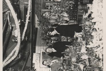 Ernie Sr. in the original retail store - 1950s